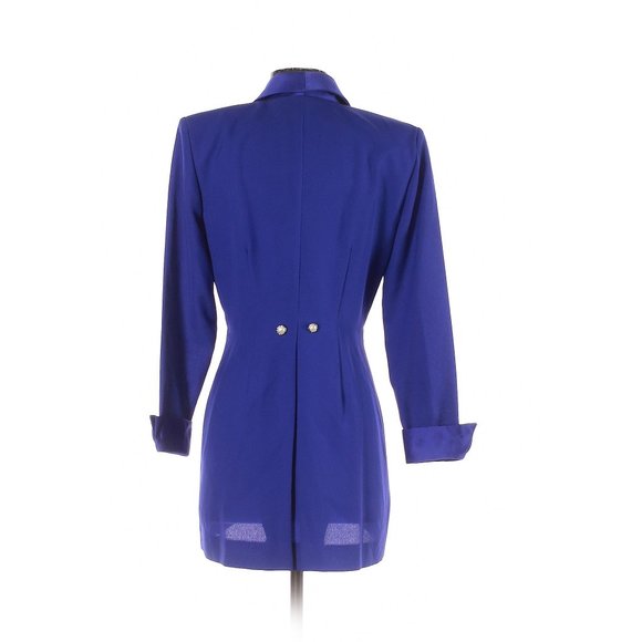 VINTAGE Blazer in Royal Blue Size 5 - Picture 3 of 10